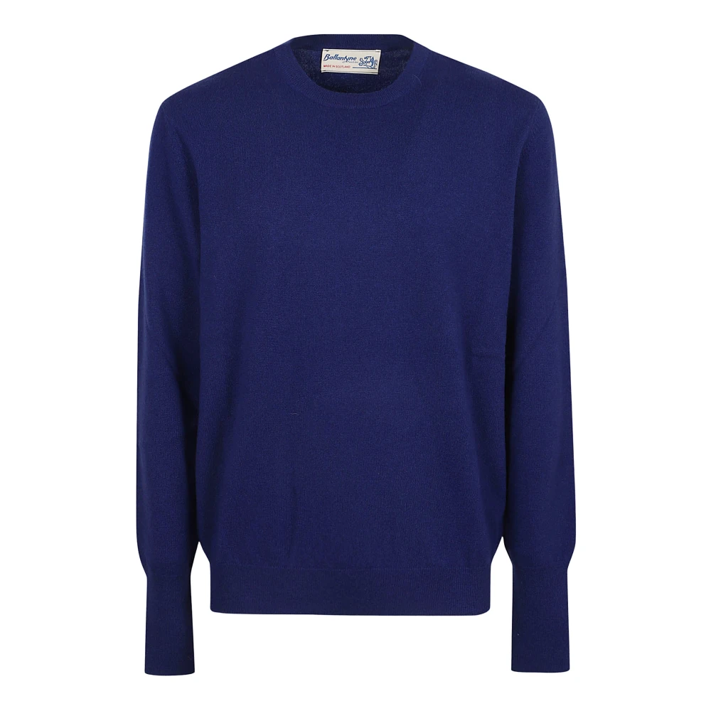 Ballantyne Blauwe Cashmere Sweater Aw24 Blue Heren