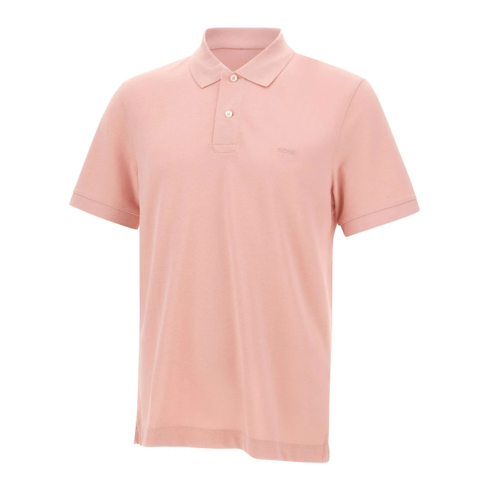 Hugo Men's Pink Polo Shirts, Xl, Pallas Polo