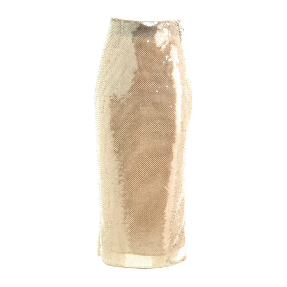 Prada Women's Beige Stylish Skirt For - Midi Skirts - M - Skirts