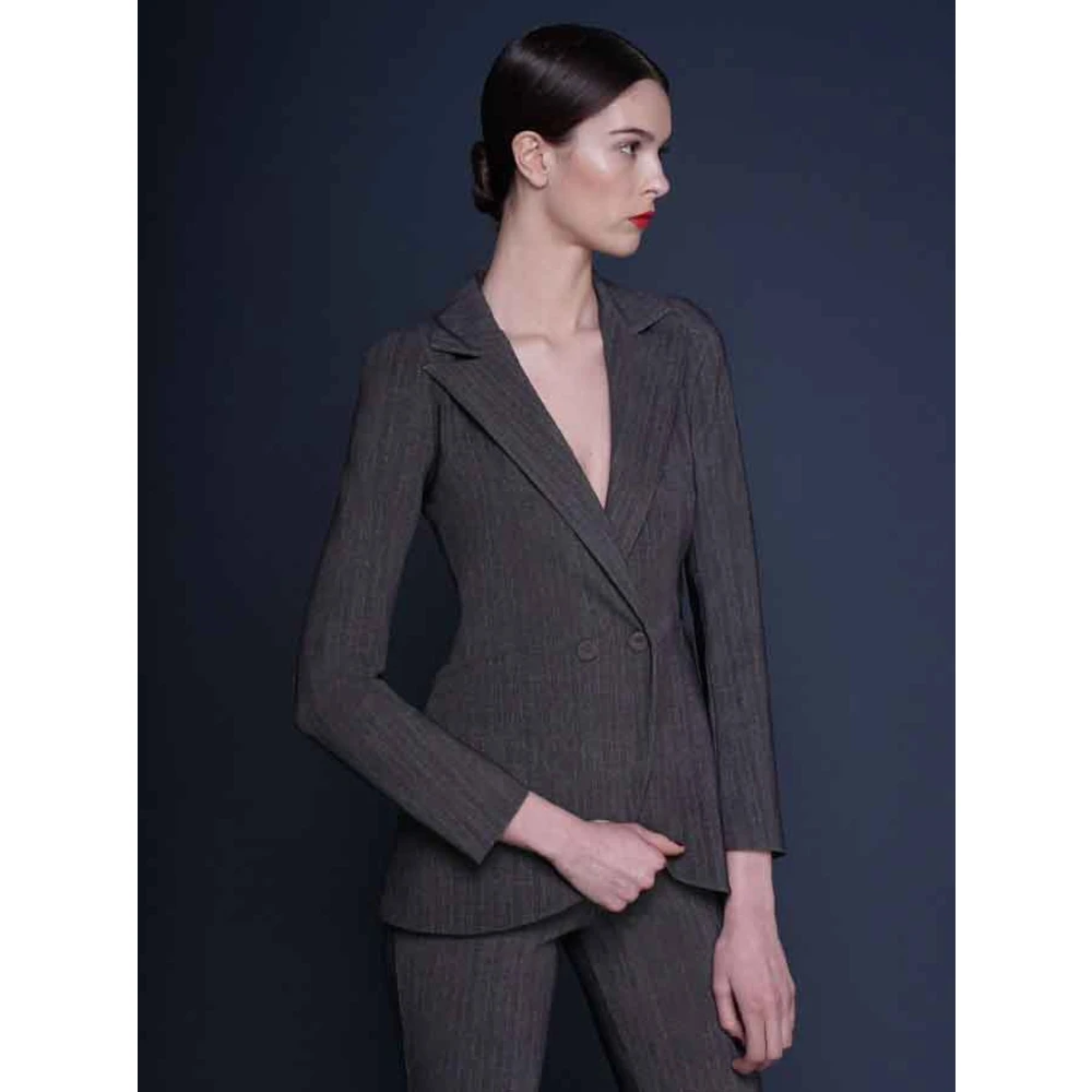 Chiara Boni Londen Jas Gray Dames