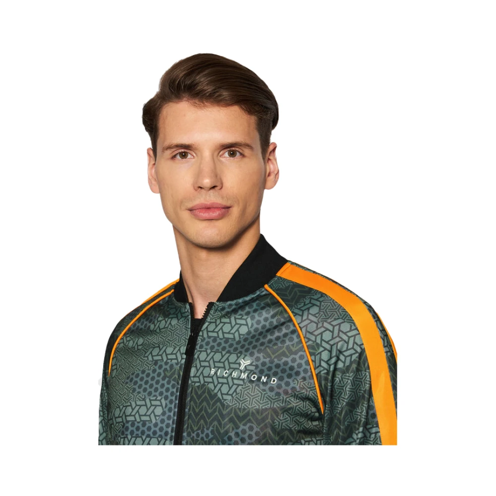 John Richmond Zip Hoodie Multicolor Heren