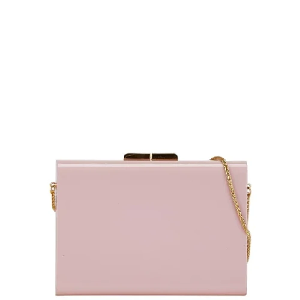Salvatore Ferragamo Pre-owned Plastic shoulder-bags Pink Dames
