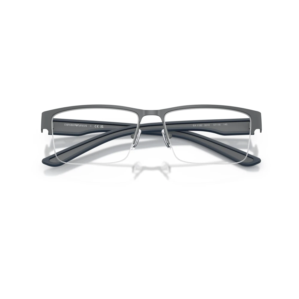 Emporio Armani Unisex Gray Glasses, 57 Mm, Optical Frame