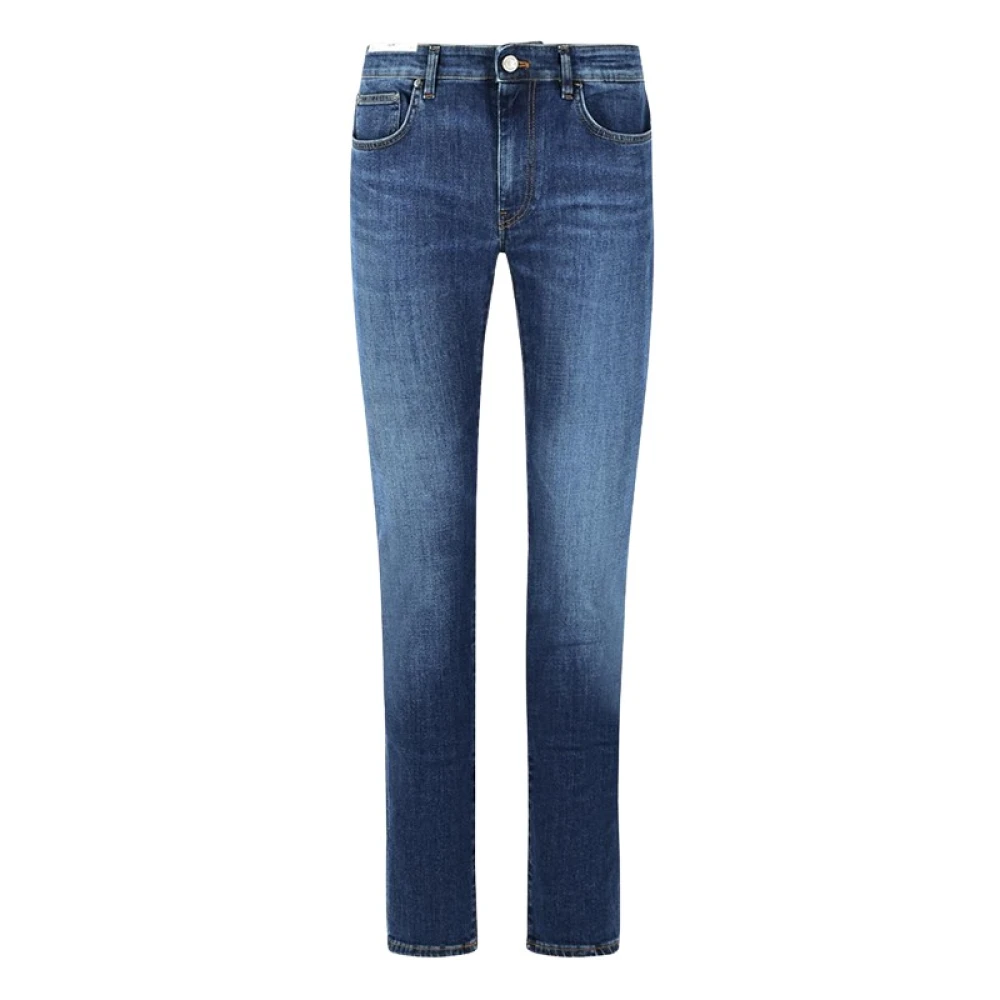 Pt Torino Men's Blue Slim Fit Jeans, W38, Swing Jeans