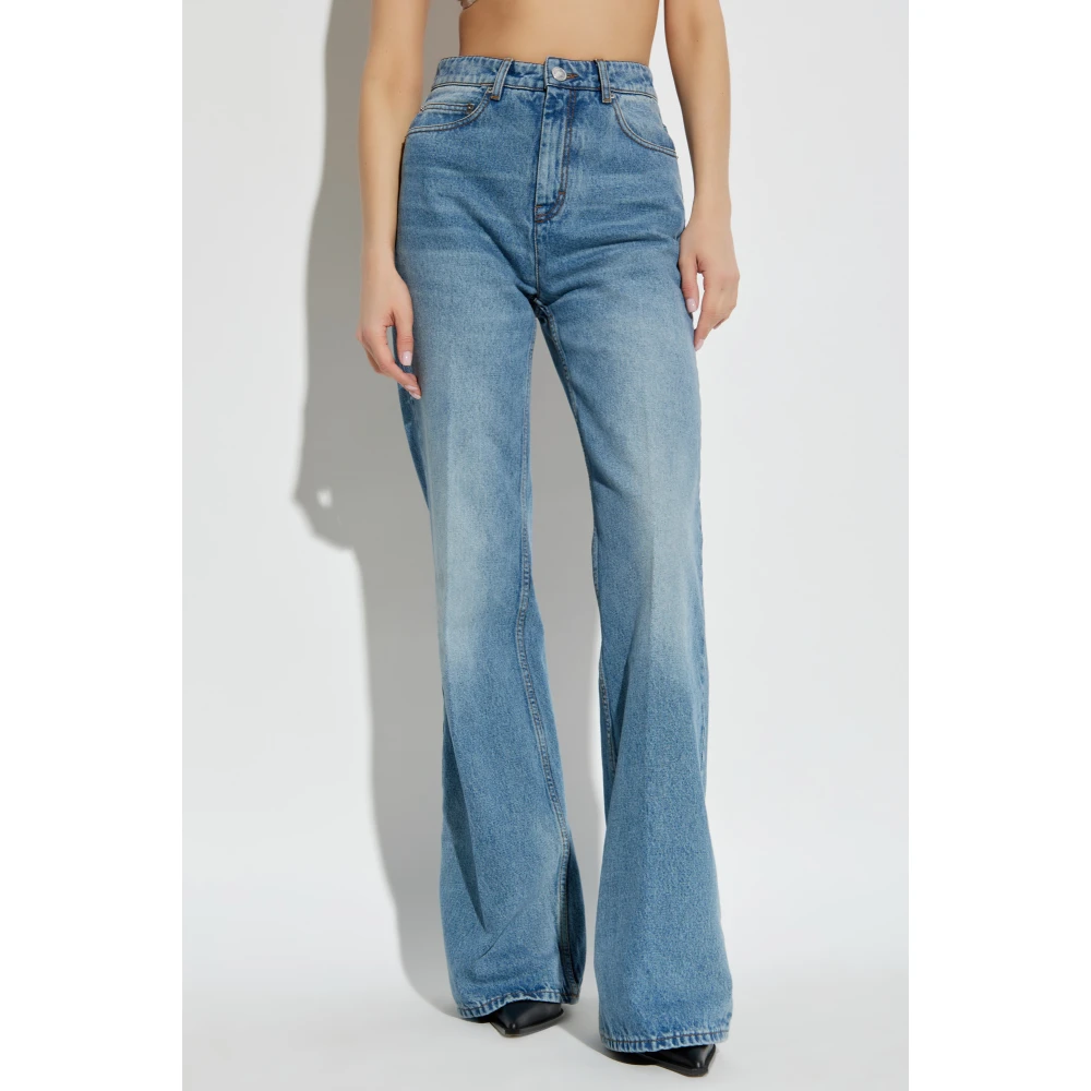Ami Paris Wijd uitlopende jeans Blue Dames