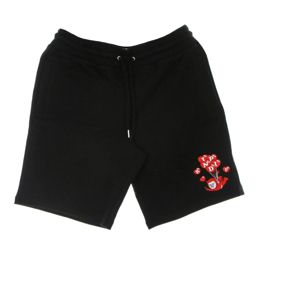 Ripndip Zwarte Nightmare Sweat Shorts Lichtgewicht Trainingspak Black Heren