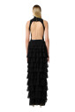 robe-de-soiree-noire-cotelee-avec-volants