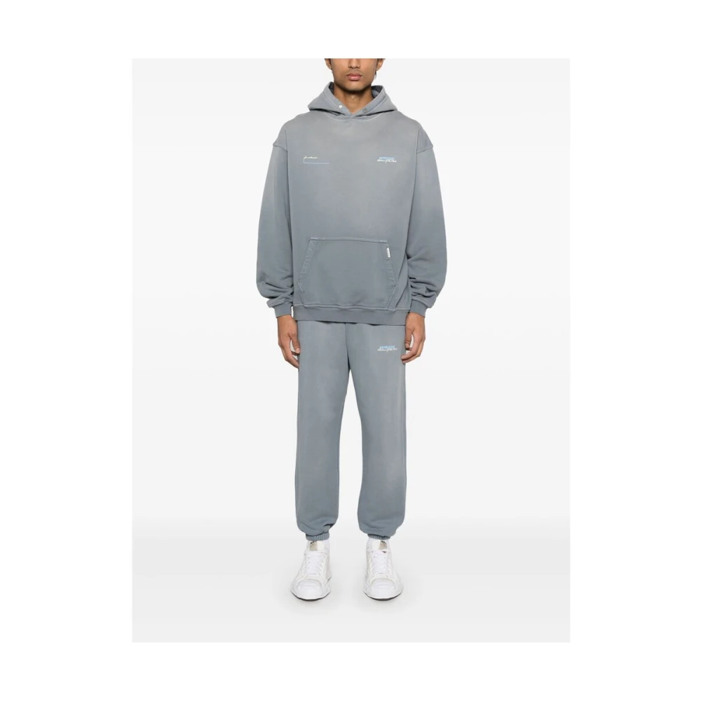 Represent Klassiek grijze hoodie met buidelzak Gray Heren