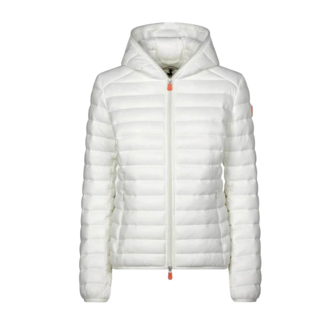 Save The Duck Women's White Daisy Jacket - Winter Jackets - L - Jackets