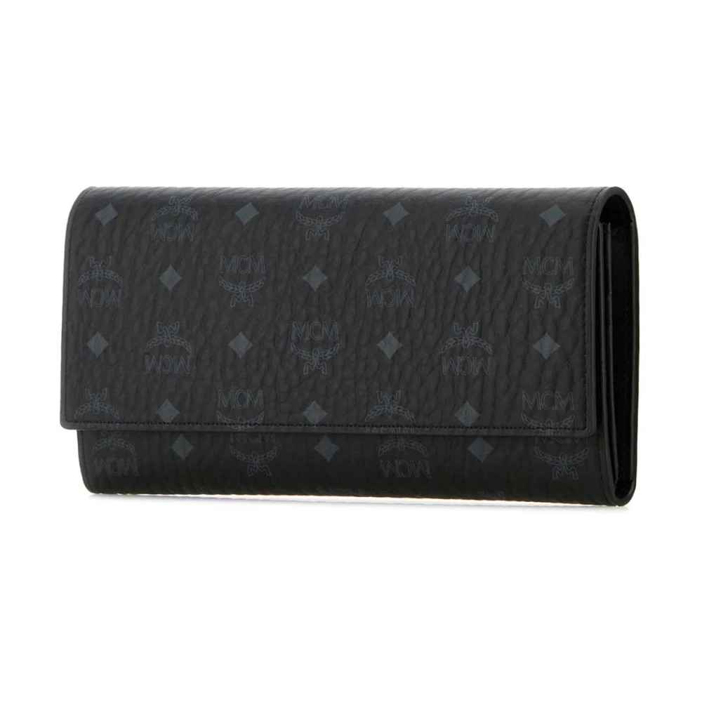 MCM Canvas portemonnee Black Dames