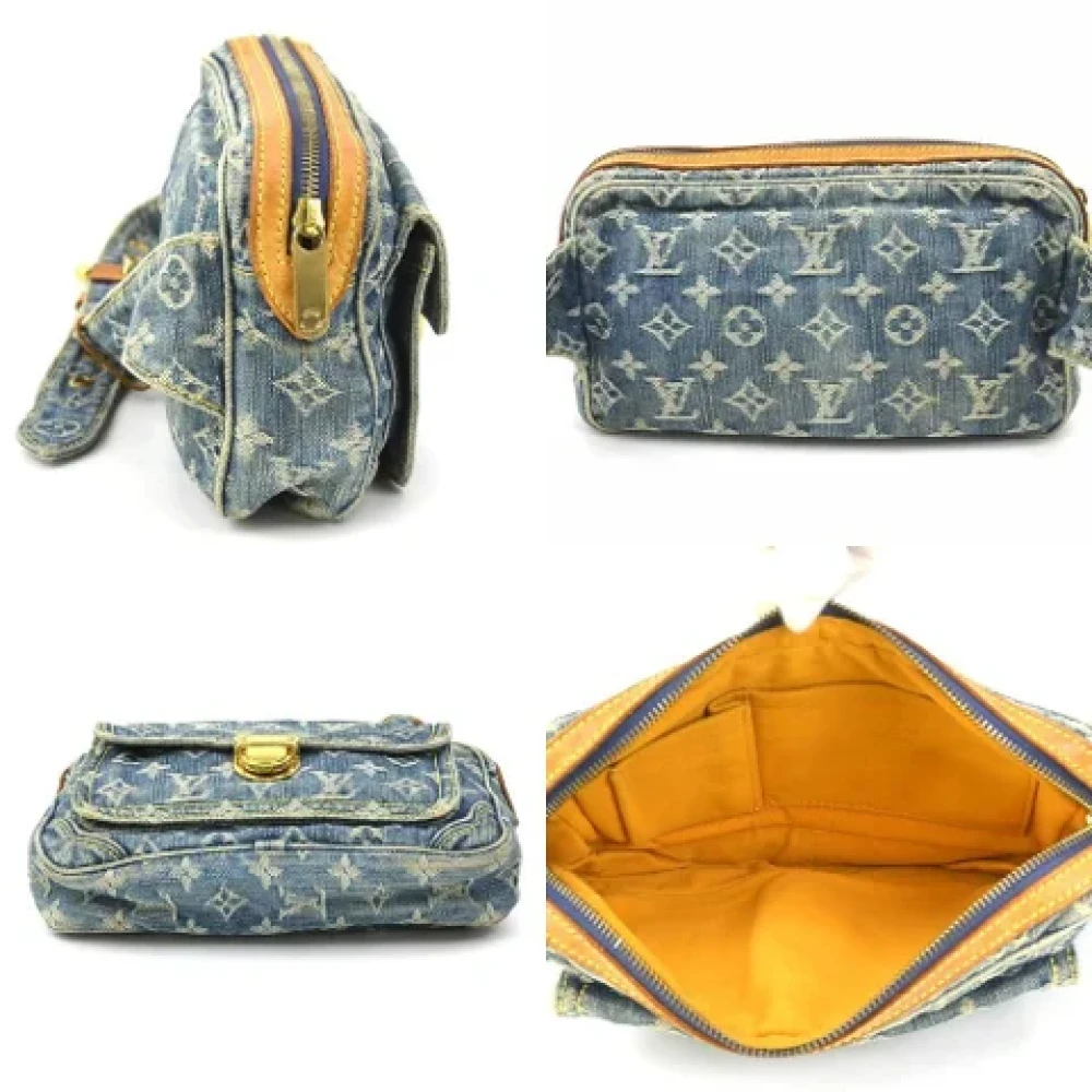 Louis Vuitton Vintage Pre-owned Denim louis-vuitton-bags Blue Dames