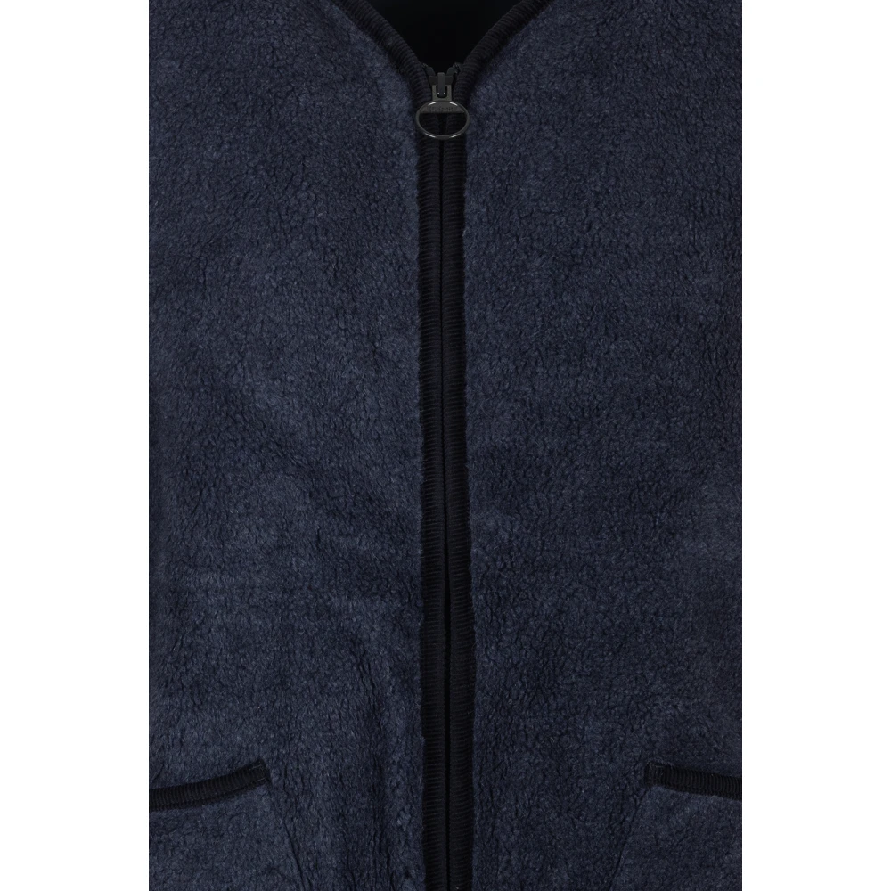 Barbour Blauwe Fleece Vest Blue Heren