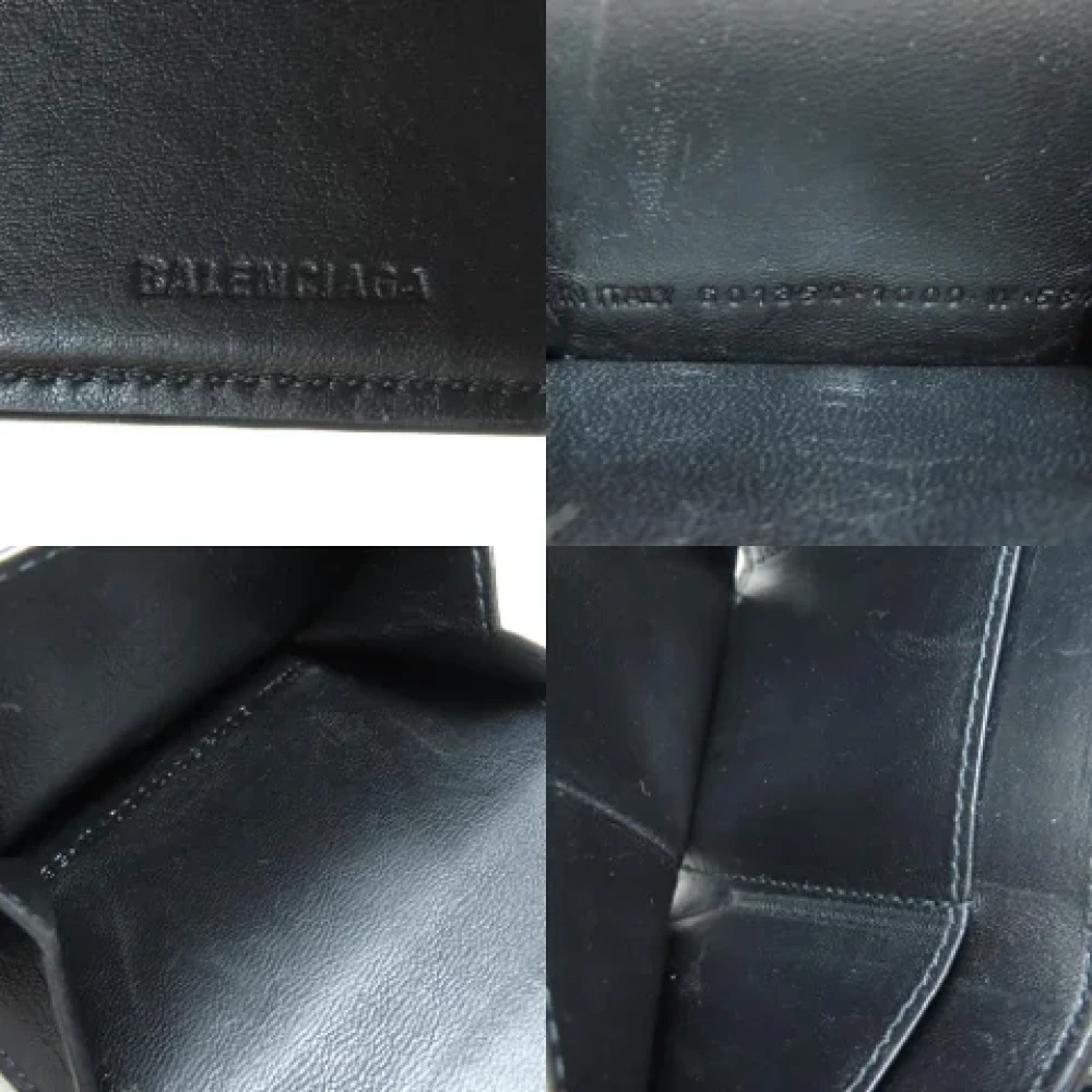 Balenciaga Vintage Pre-owned Leather wallets Black Dames