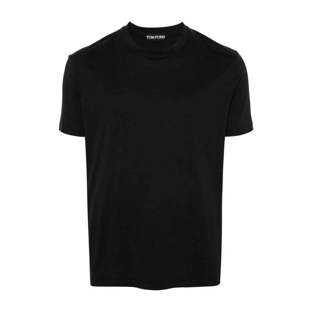 Tom Ford Men's Black T-Shirts, Xl, Cotton Crew Neck T-Shirt