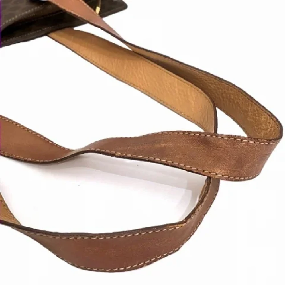 Celine Vintage Pre-owned Leather celine-bags Brown Dames