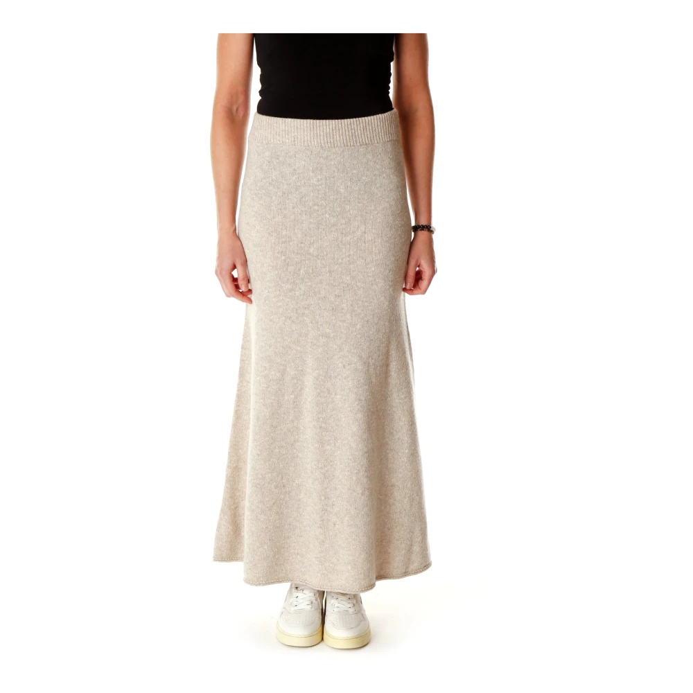 Drykorn Gebreide rok in regular fit Beige Dames