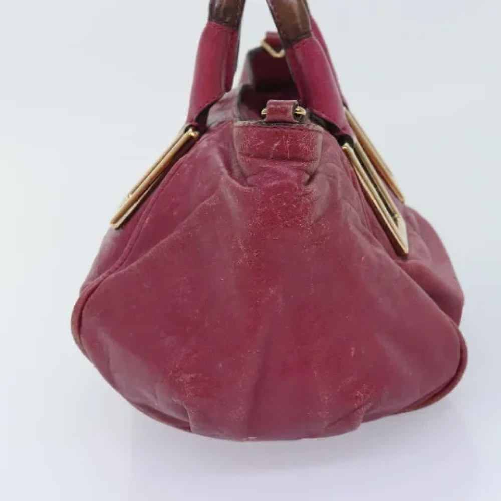 Chloé Pre-owned Leather handbags Pink Dames
