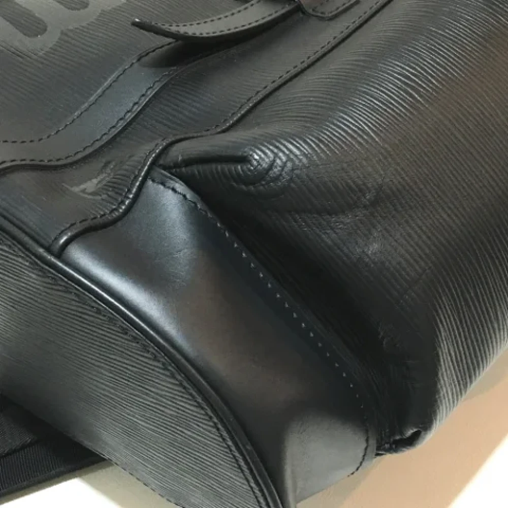 Louis Vuitton Vintage Pre-owned Leather shoulder-bags Black Heren