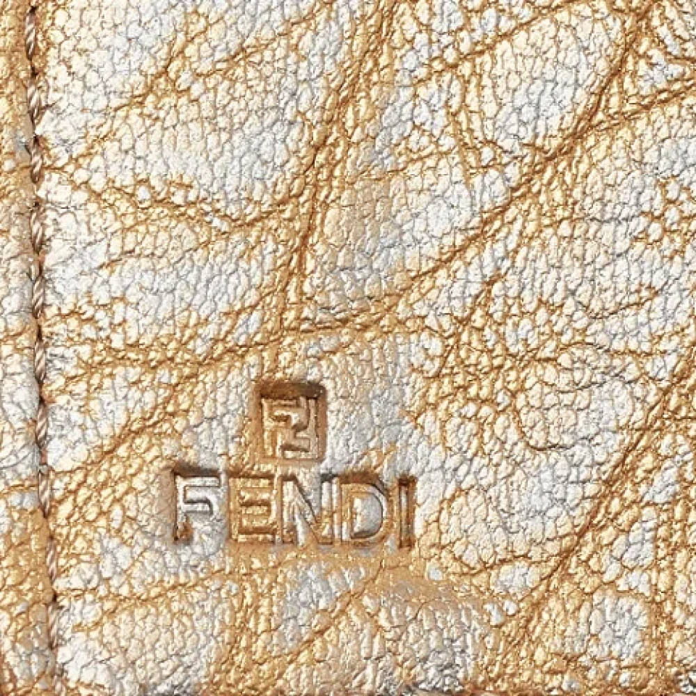 Fendi Vintage Pre-owned Leather home-office Yellow Dames