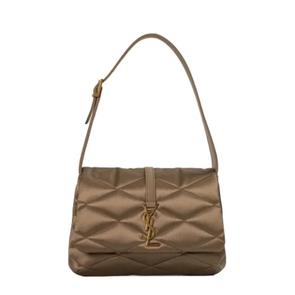 Yves Saint Laurent Vintage Pre-owned Suede handbags Brown Dames