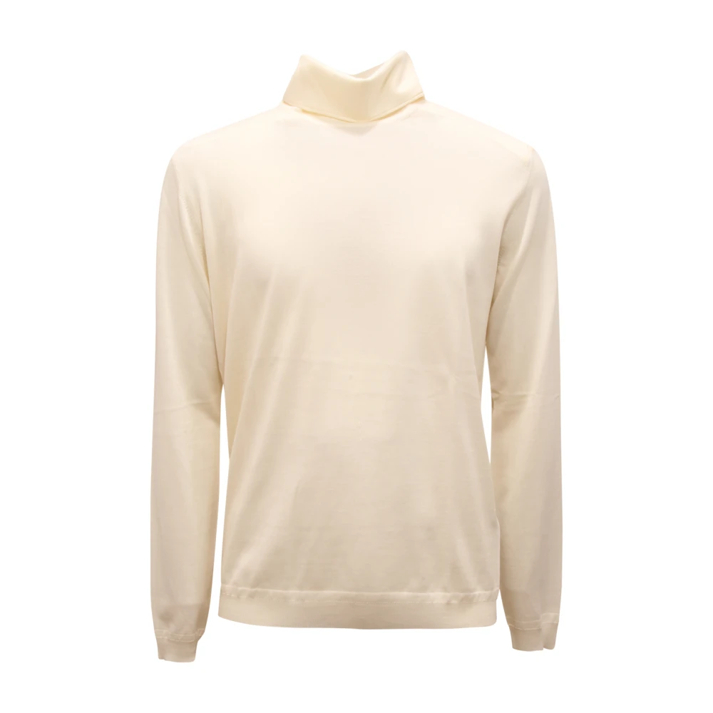 Goes Botanical Mannelijk Beige Truien & Vesten Heren, S, Wol, Dolcevita Roll-Neck Trui