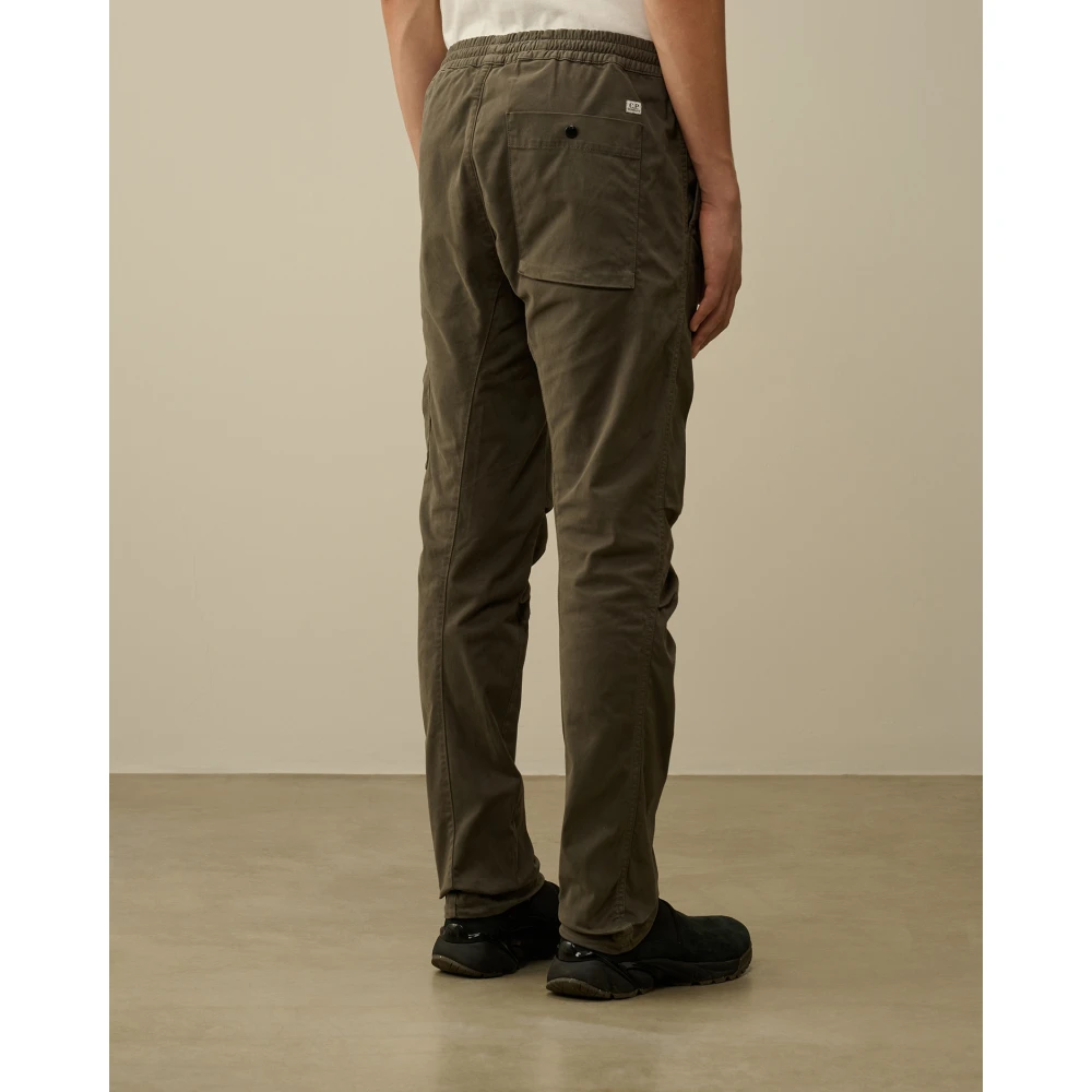 C.P. Company Ergonomische Lens Cargo Broek Druivenblad Groen Green Heren
