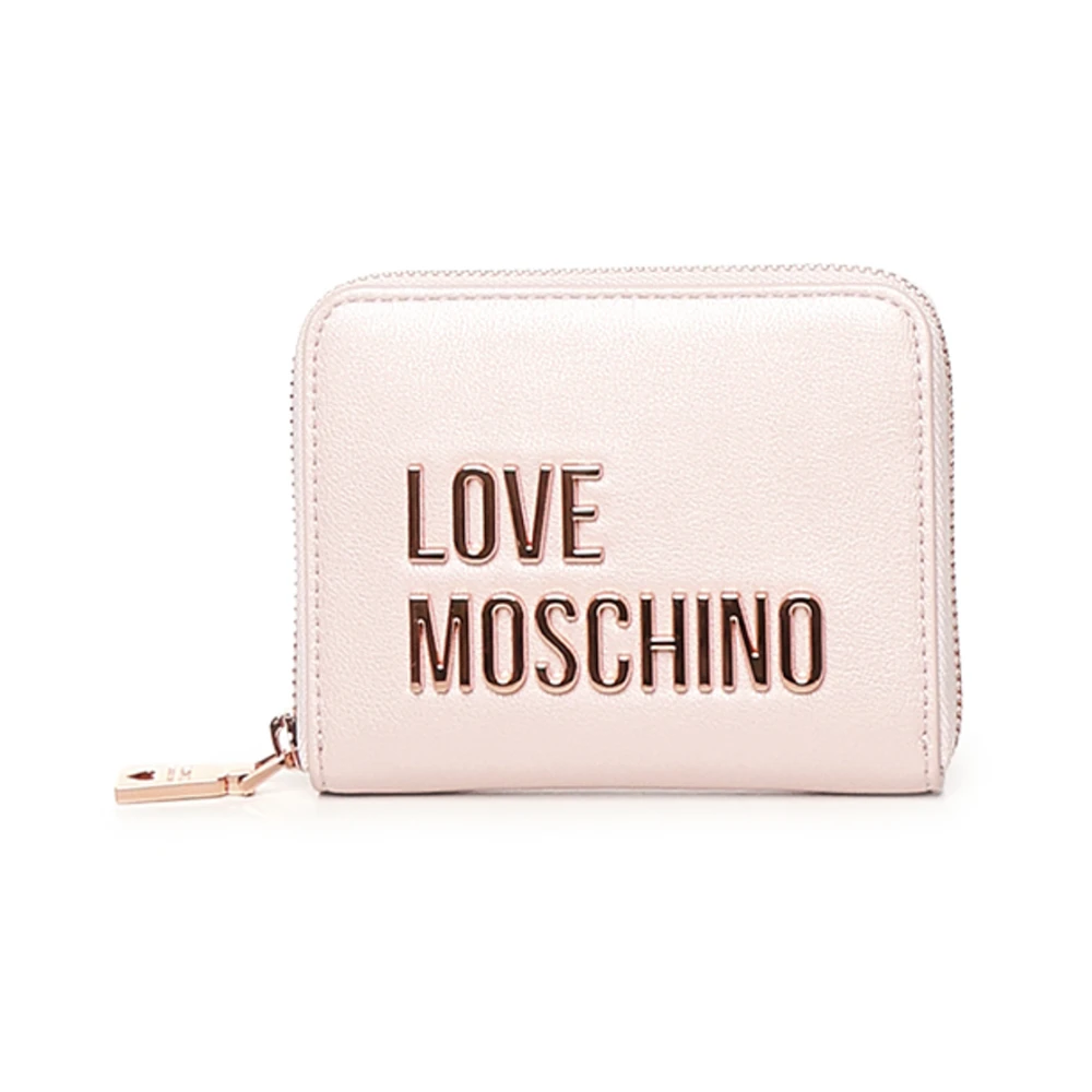 Love Moschino Roze Portemonnee met Logo Pink Dames