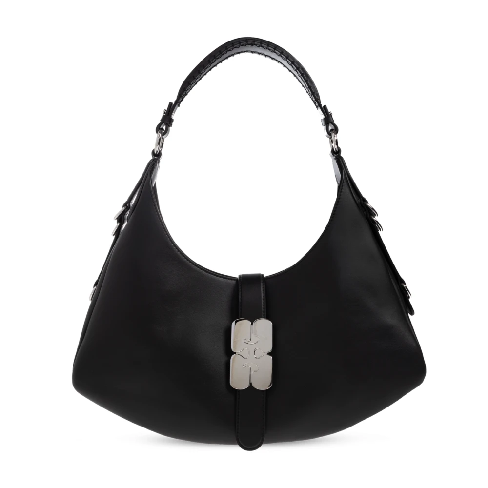 Ganni Donna Nero Small Kat Bag