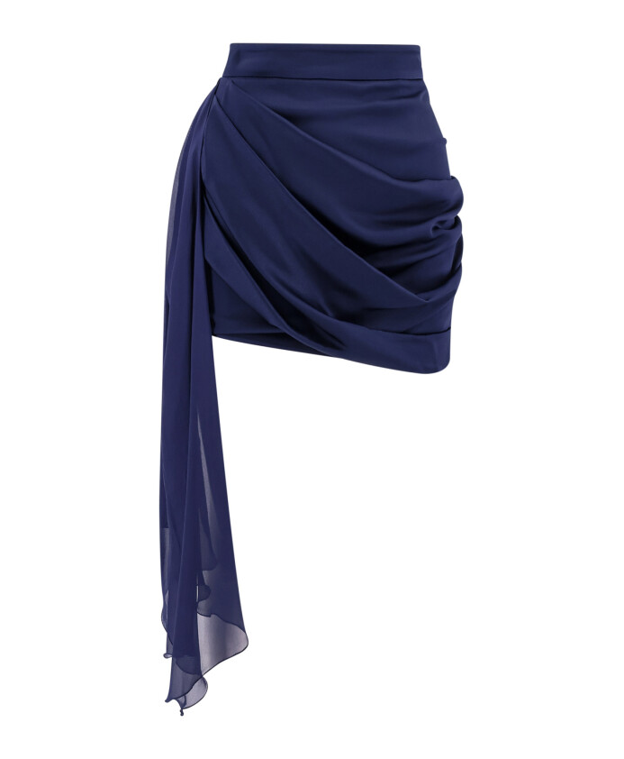 blue-silk-layered-skirt