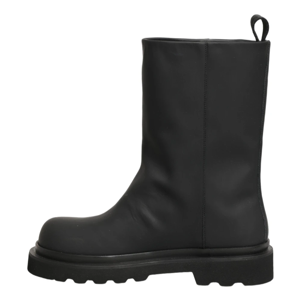Dolce & Gabbana Black Mid Calf Boots - Male - High Boots - 8 Uk - Shoes