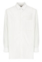 chemise-en-coton-blanc-col-rond