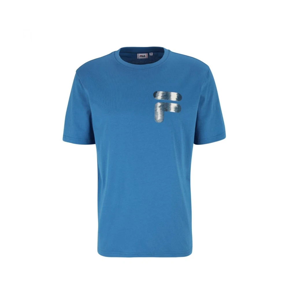 Fila Grafisch Katoenen T-shirt Blue Heren