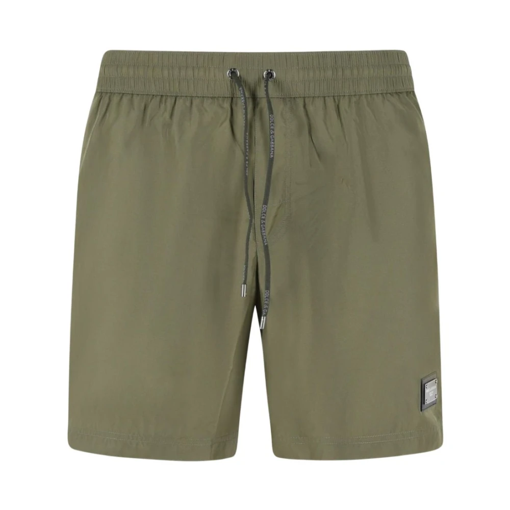 Dolce & Gabbana Men's Green Swim Trunks - Beachwear - Xl - Swimwear