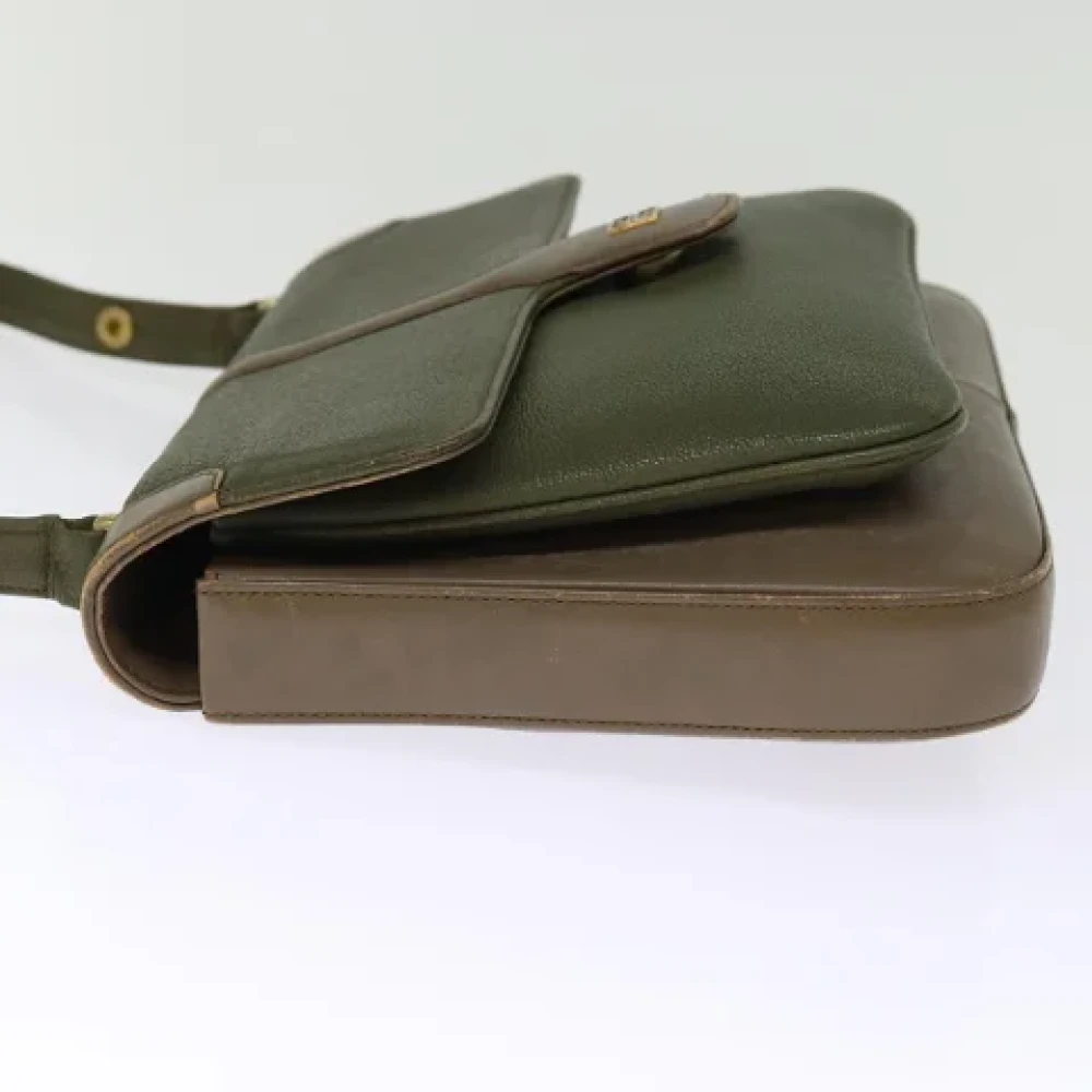 Givenchy Pre-owned Leather shoulder-bags Green Dames