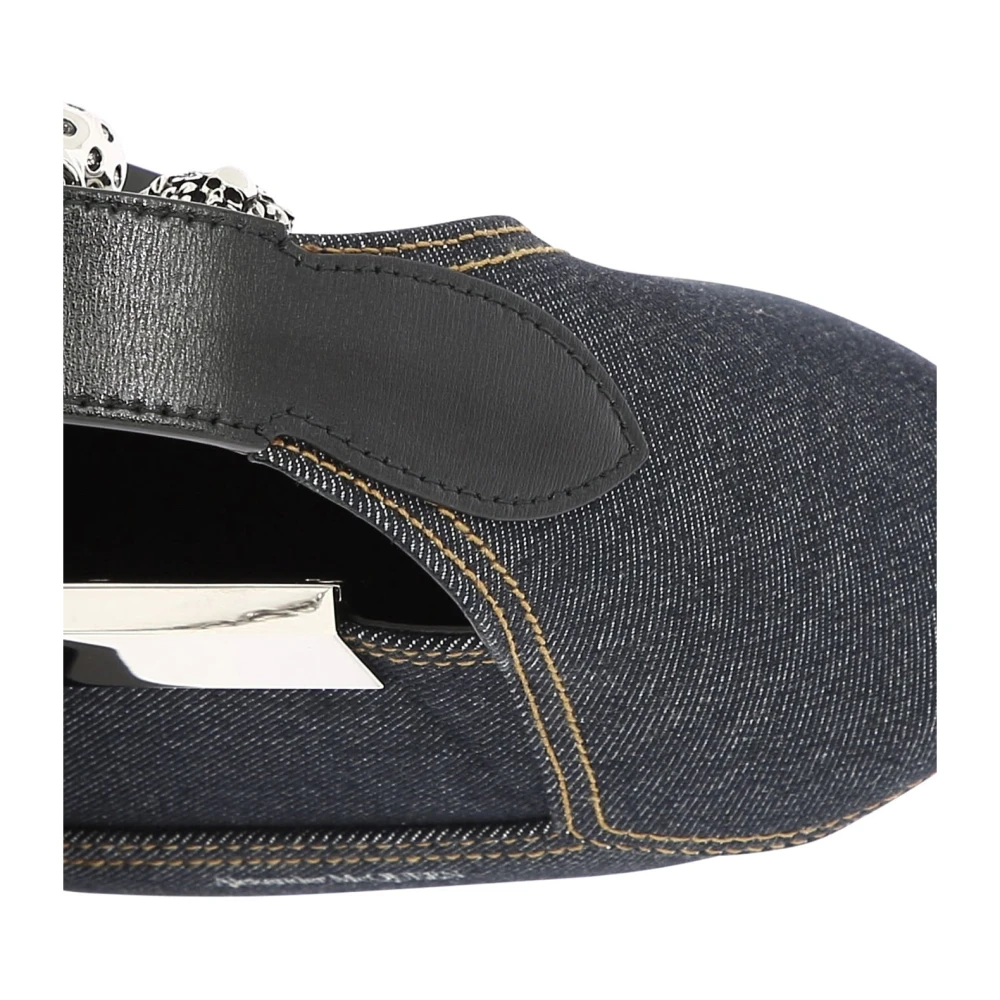 alexander mcqueen Jewelled Hobo Handtas Blue Dames