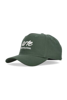 curvy-visor-hat-green-embroidered-cap