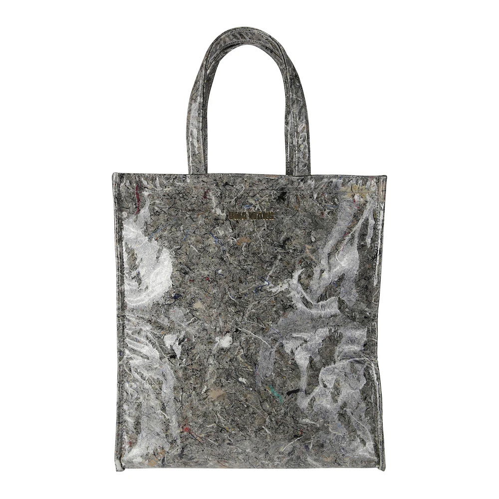 UMA Wang Schoudertas met Logoprint Gray Dames