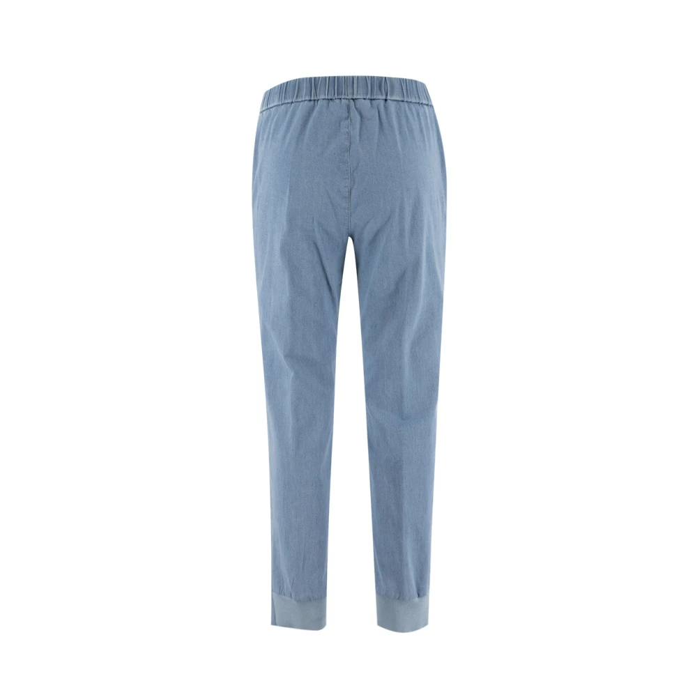 Panicale Slim-fit Trousers Blue Dames