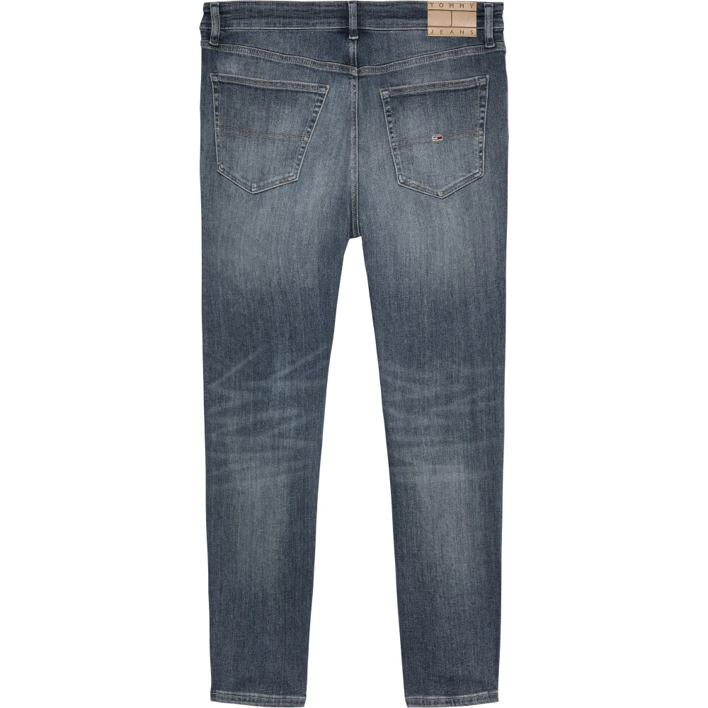 Tommy Jeans Blauwe Stretch Katoen Denim Jeans Blue Heren