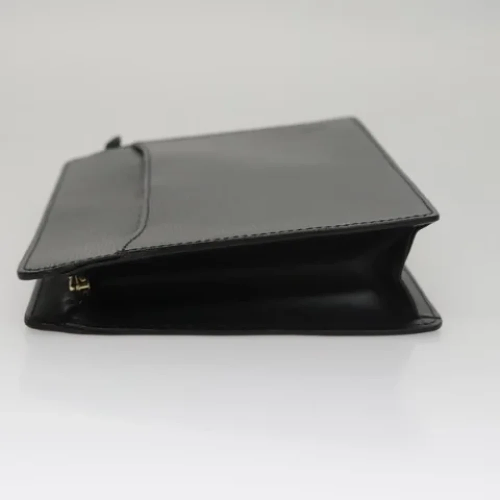 Louis Vuitton Vintage Pre-owned Leather clutches Black Dames