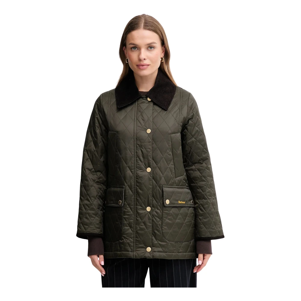 Barbour Donna Verde - Giacca Trapuntata Modern Beadnell - Jackets - Xl