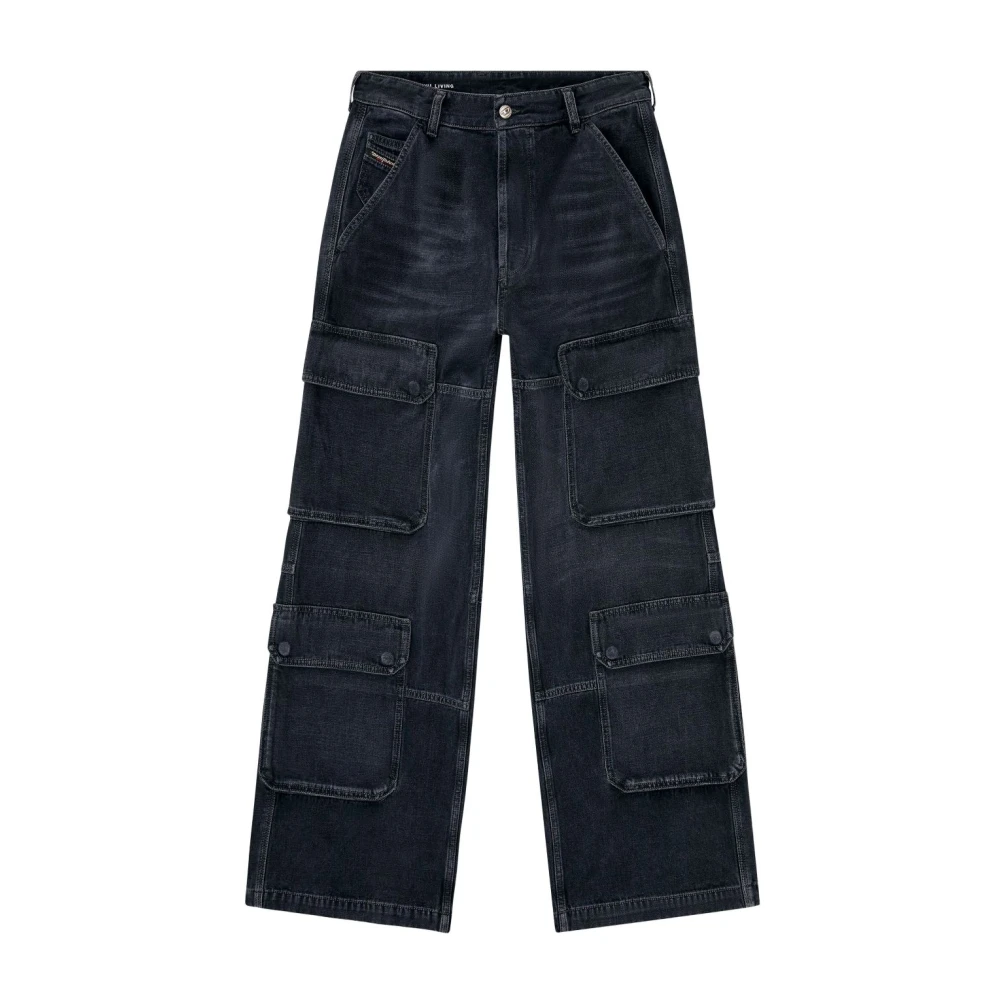 Diesel Zwarte Jeans voor Mannen Blue Heren