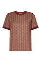 t-shirts-et-polos-orange-avec-bandes-rayees