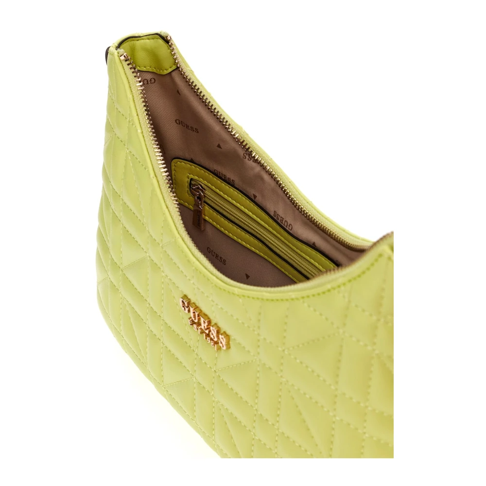 Guess Dames Schoudertas Groen Gewatteerde Stijl Green Dames