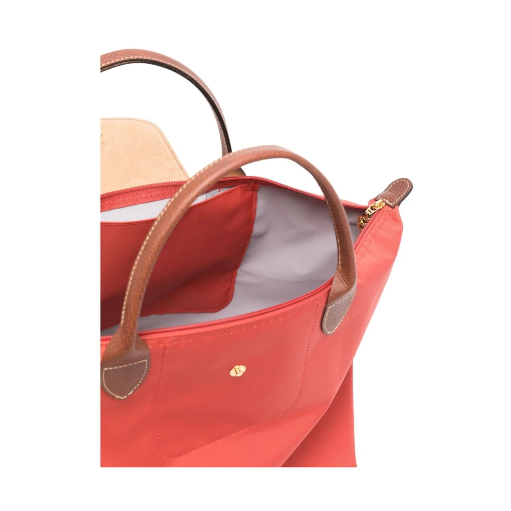 Longchamp Koraalrode Opvouwbare Tas Red Dames