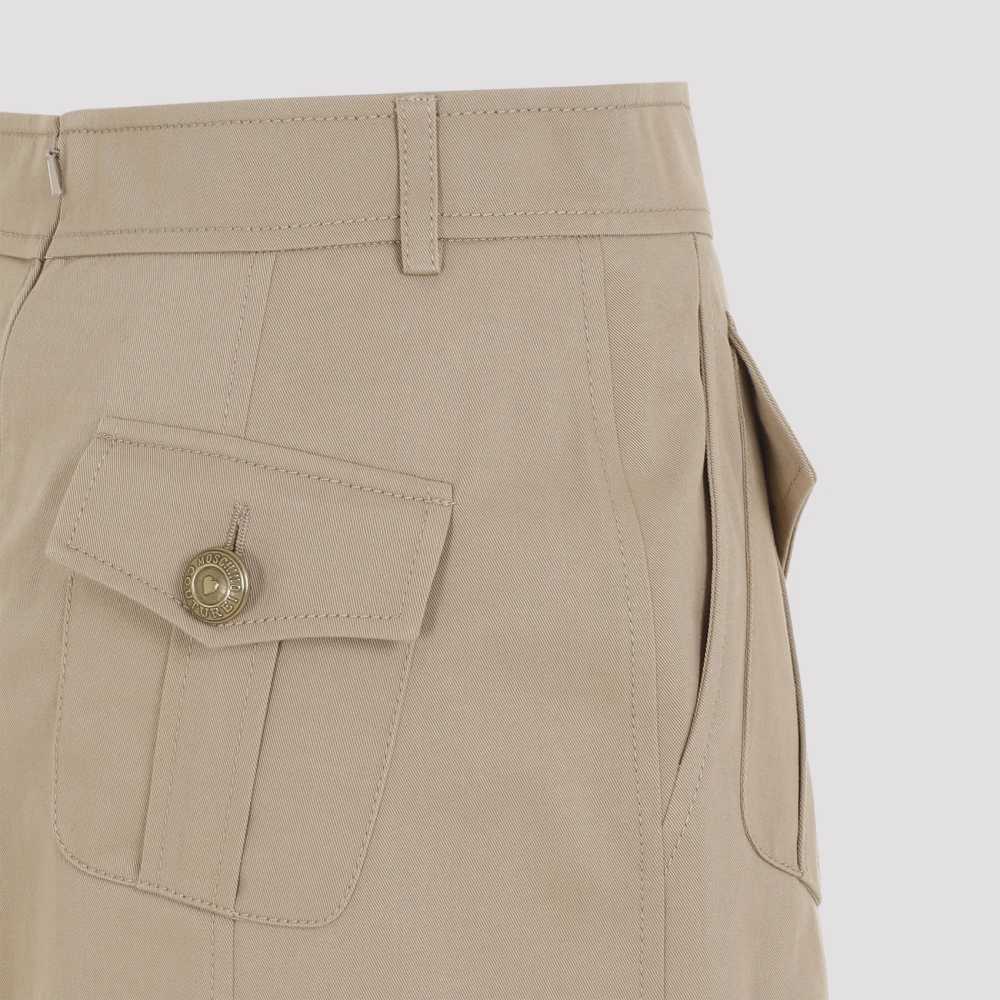 Moschino Beige Pencil Skirt Beige Dames