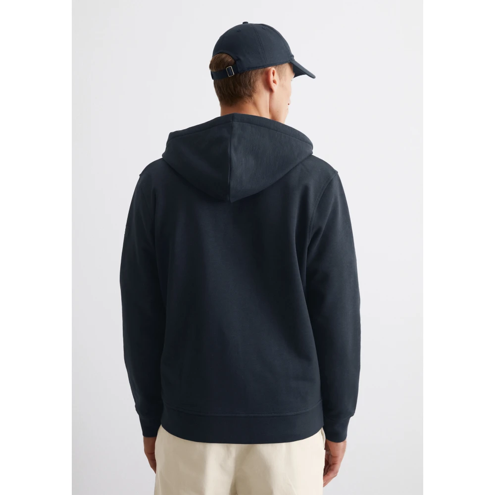 Marc O'Polo Hoodie met capuchon regular fit Green Heren
