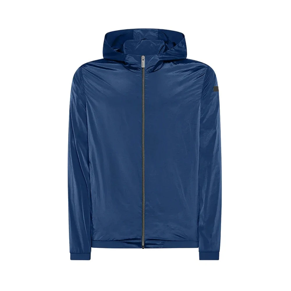 RRD Blauwe Hooded Rits Jas Blue Heren