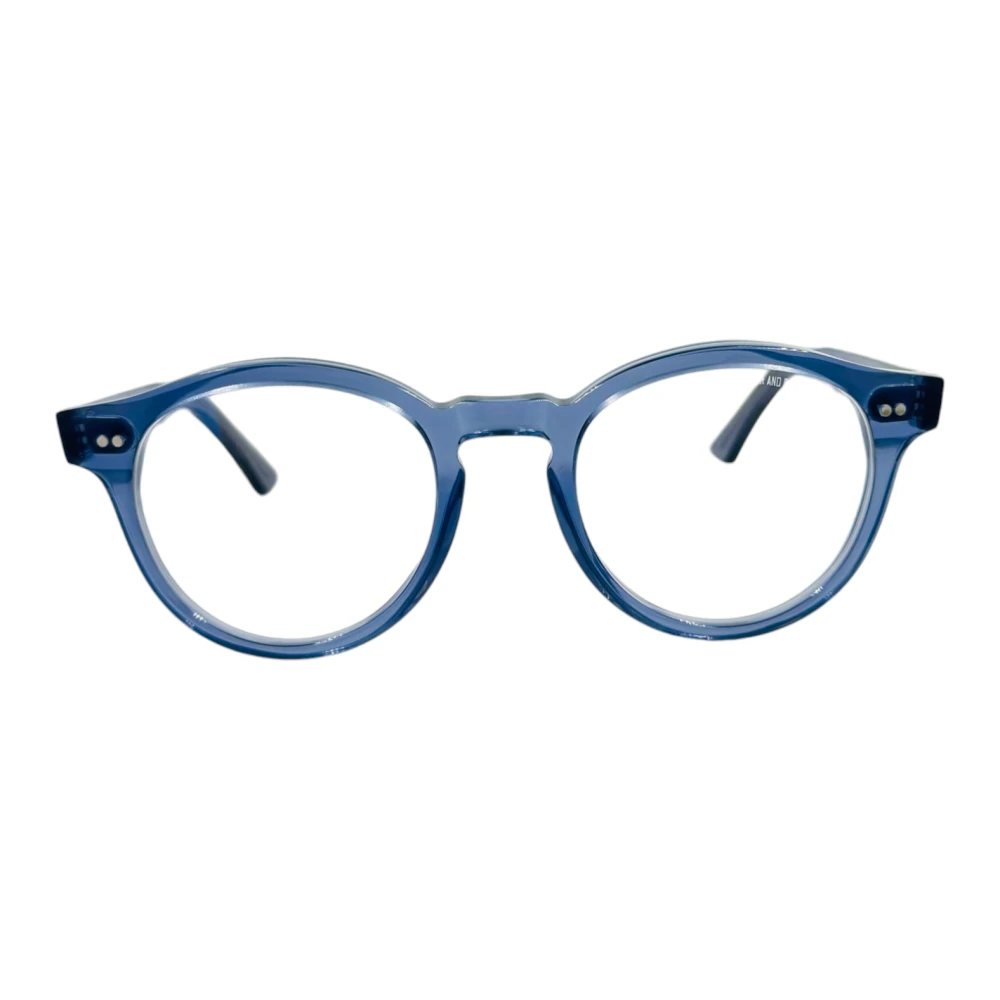 Cutler And Gross 1378 Blauw Kristal Acetaat Bril Blue Unisex