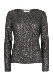 Blusa con paillettes per occasioni festive